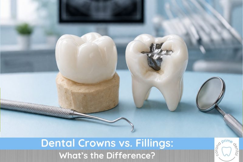 Dental Crowns vs. Fillings: What’s the Difference?
